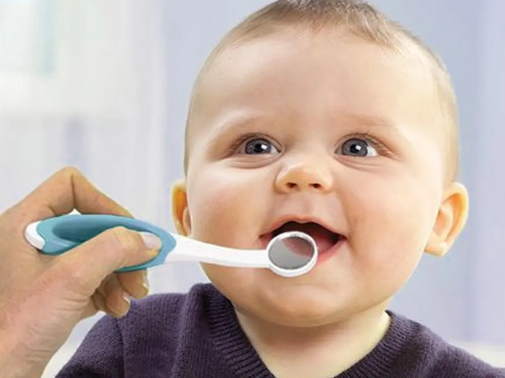 Baby dental check