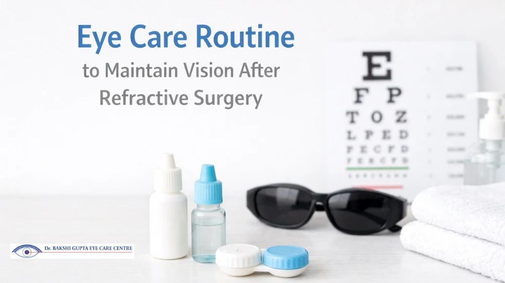 Eye Care Routine to Maintain Vision After Refractive Surgery